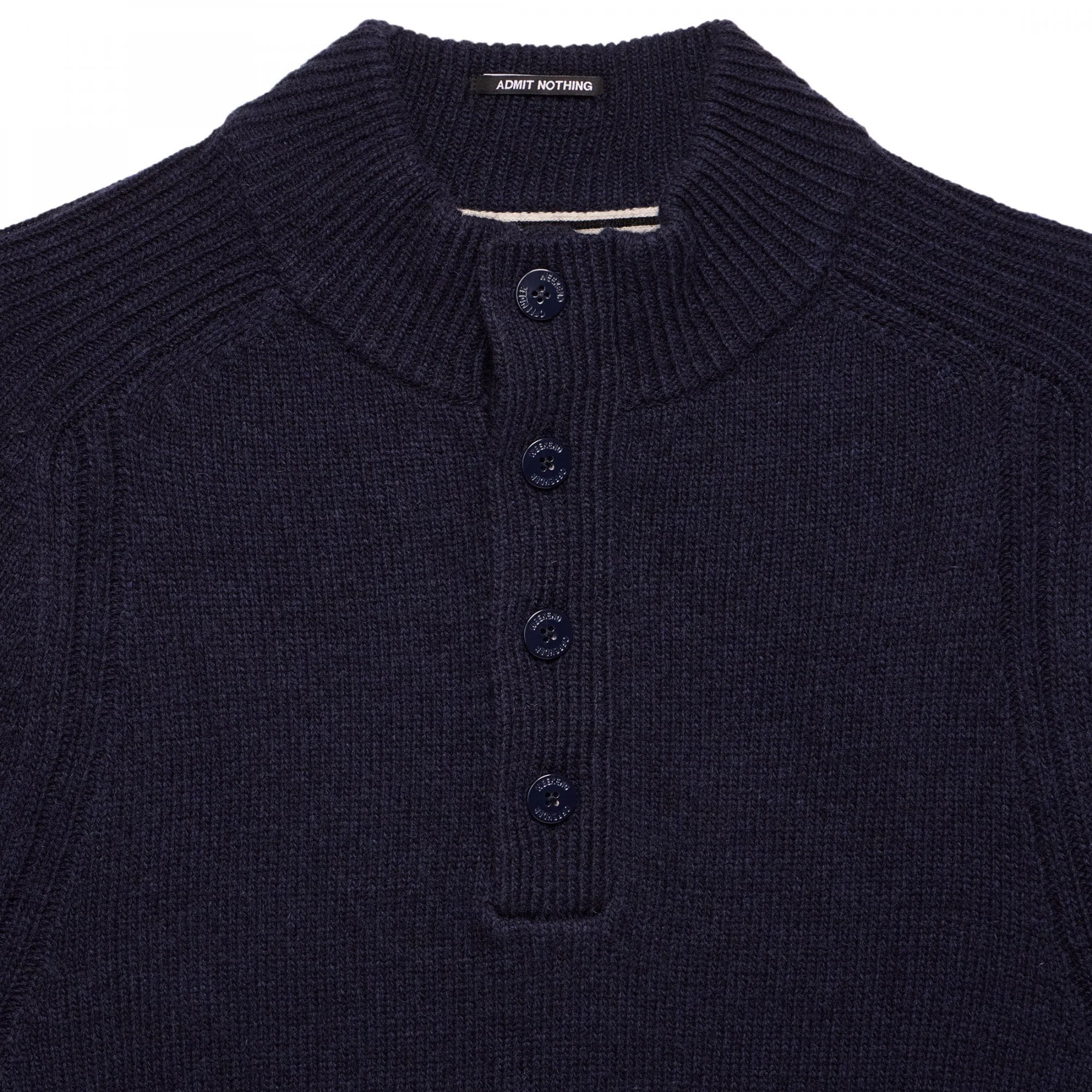 Weekend Offender Castillos Navy 1/4 Zip Jumper KWAW2405