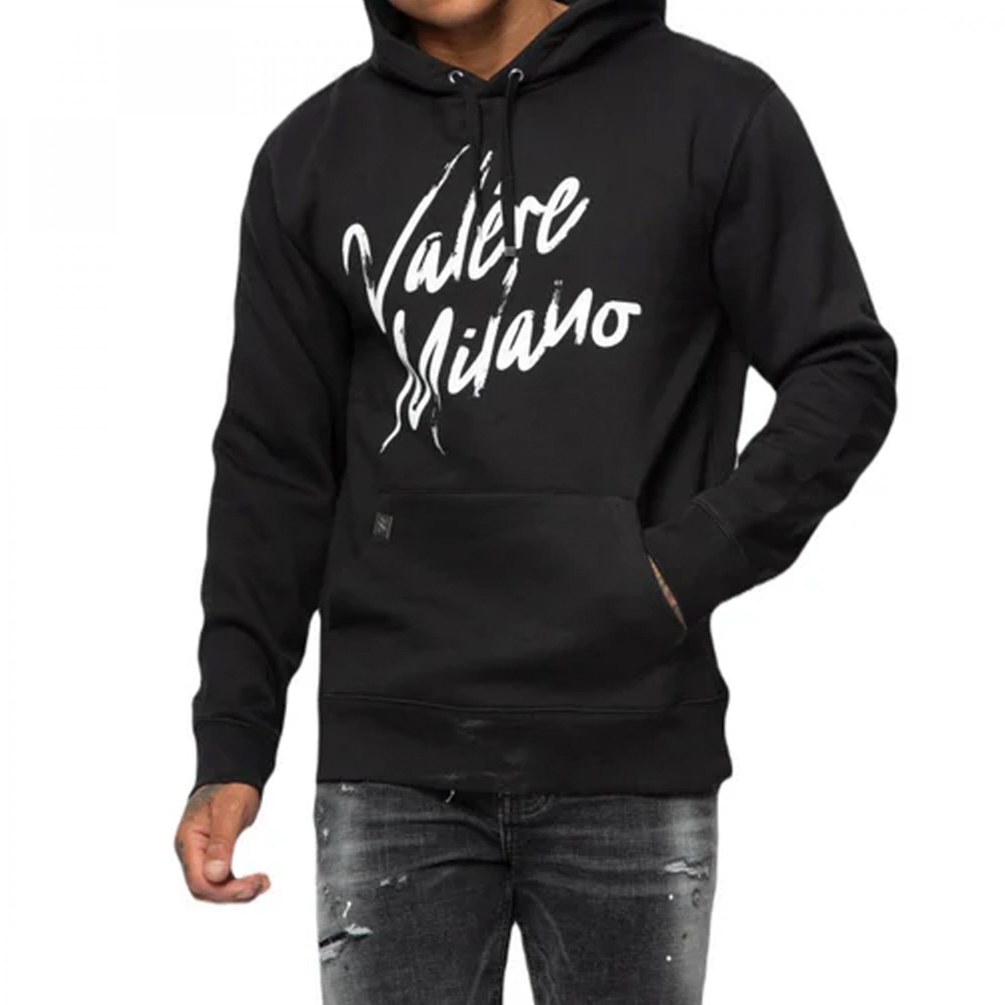 Valere Tyrol Logo Black Overhead Hoody VM236