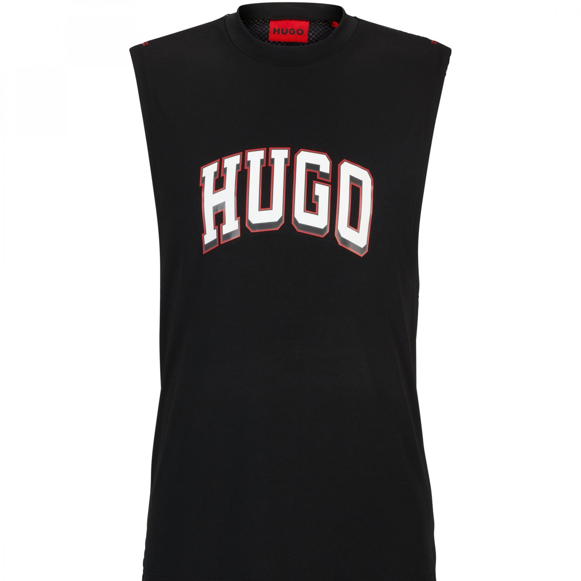 Hugo Boss Mesh Tank Top Black 001 50515489