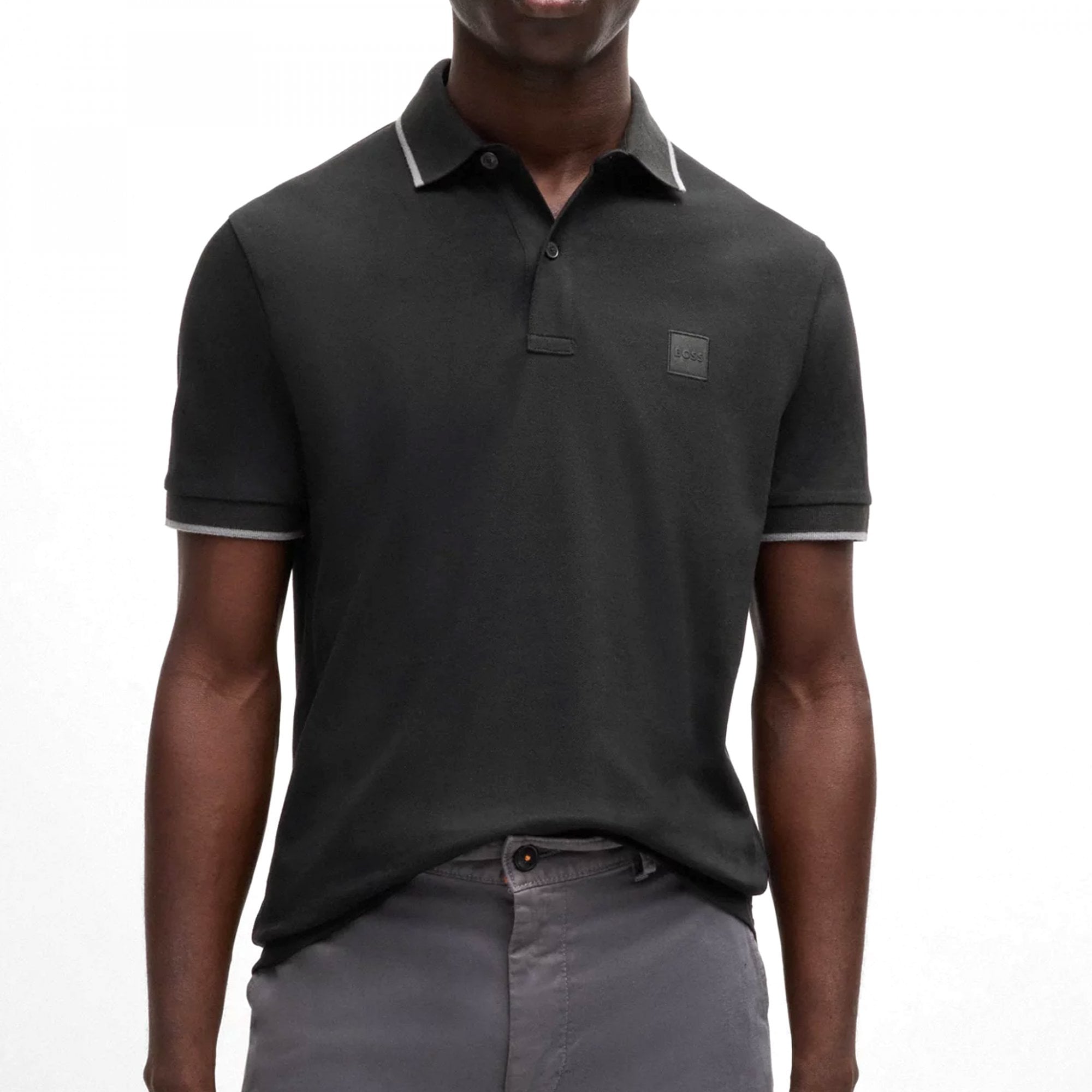 Hugo Boss Passertip Pique Polo Black 001 50507699