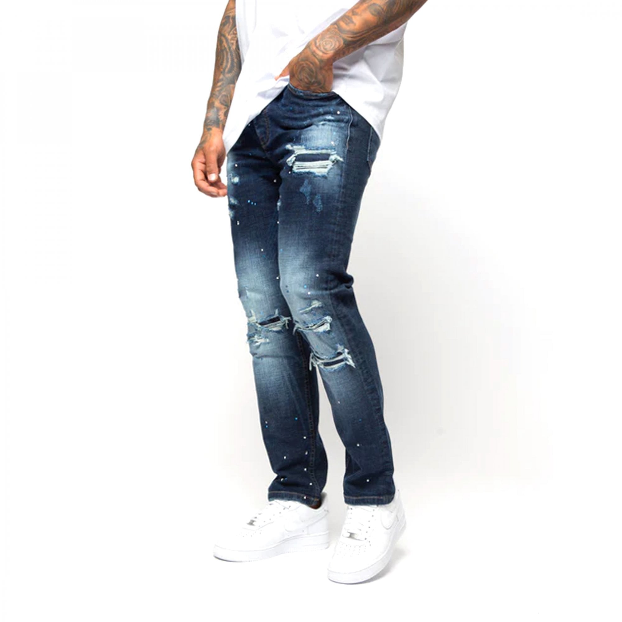 Valere Milano Ventotene Dark Blue Washed Jeans