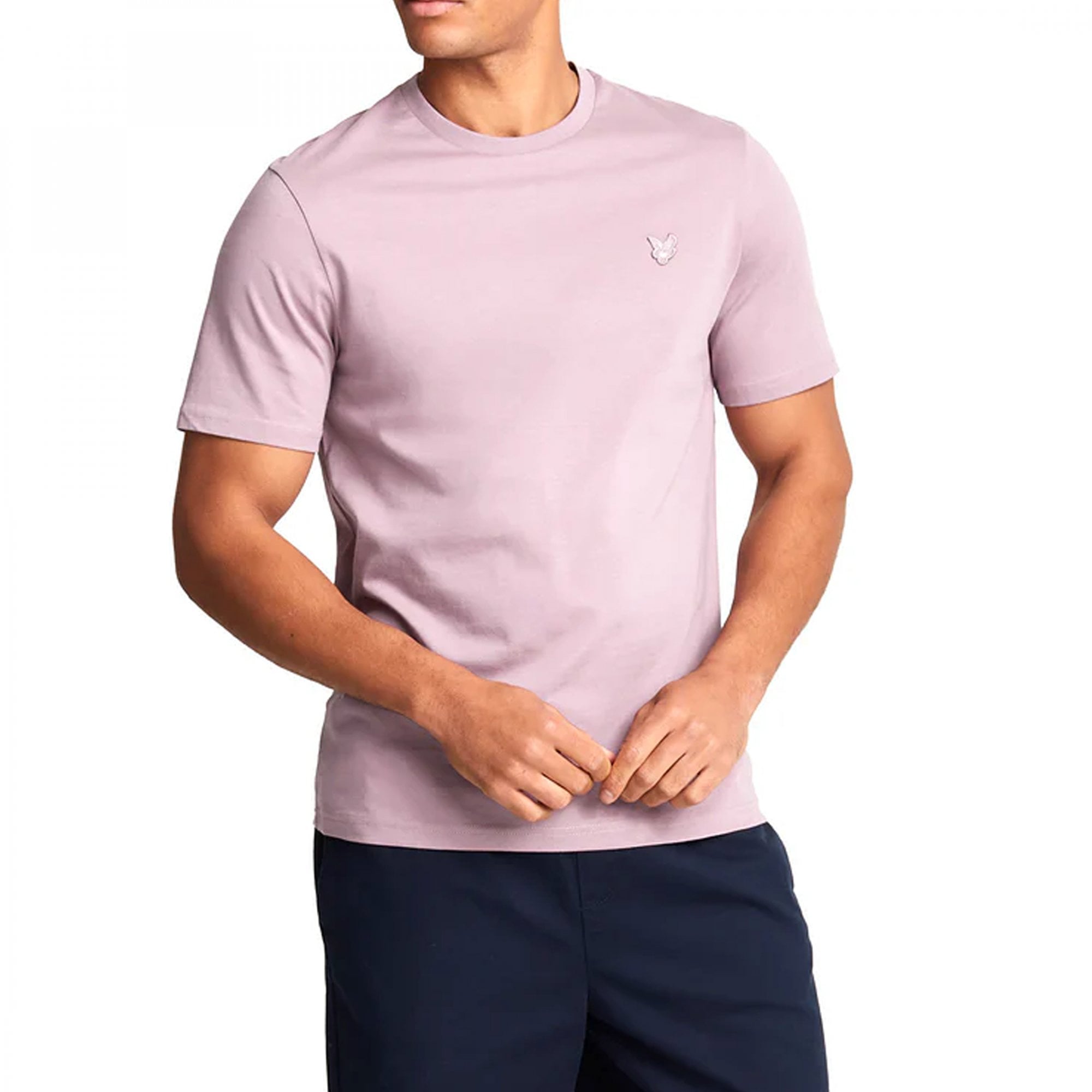 Lyle & Scott Tonal Eagle Plain Crew Neck T-Shirt Mountain Thistle X314 TS400TON