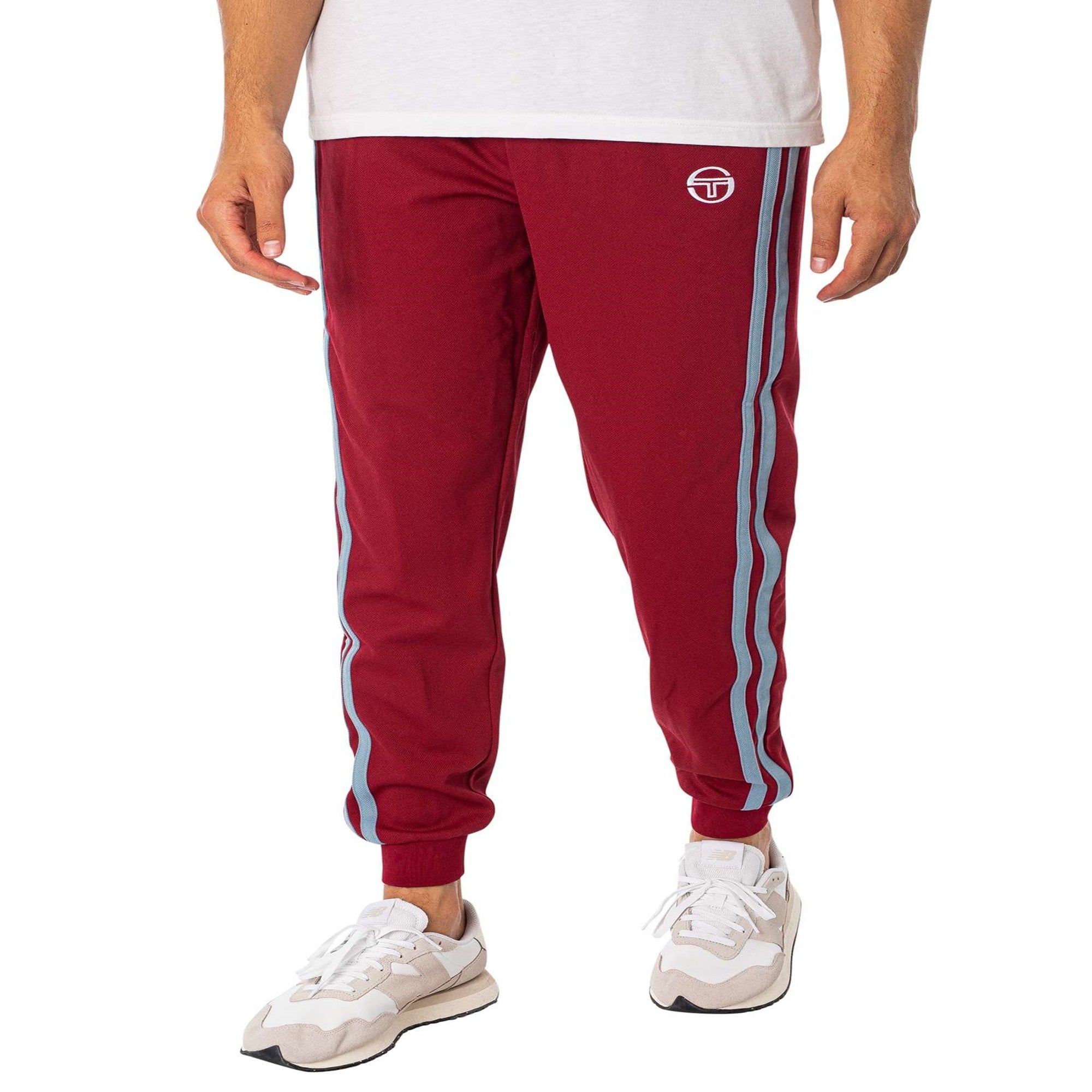 Sergio Tacchini Damarindo Track Pant Bottoms Tibetan Red/Spring Blue STM14552