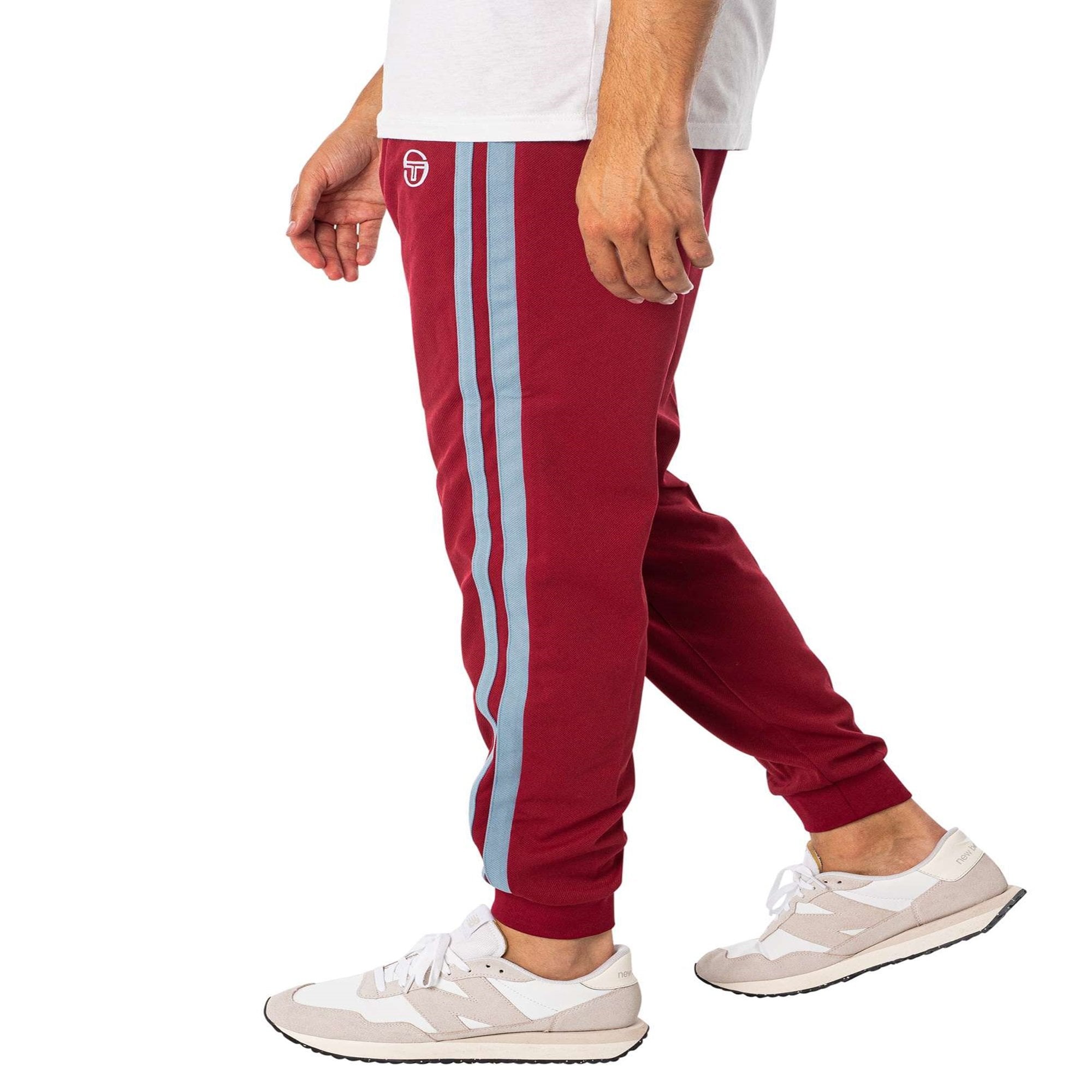 Sergio Tacchini Damarindo Track Pant Bottoms Tibetan Red/Spring Blue STM14552