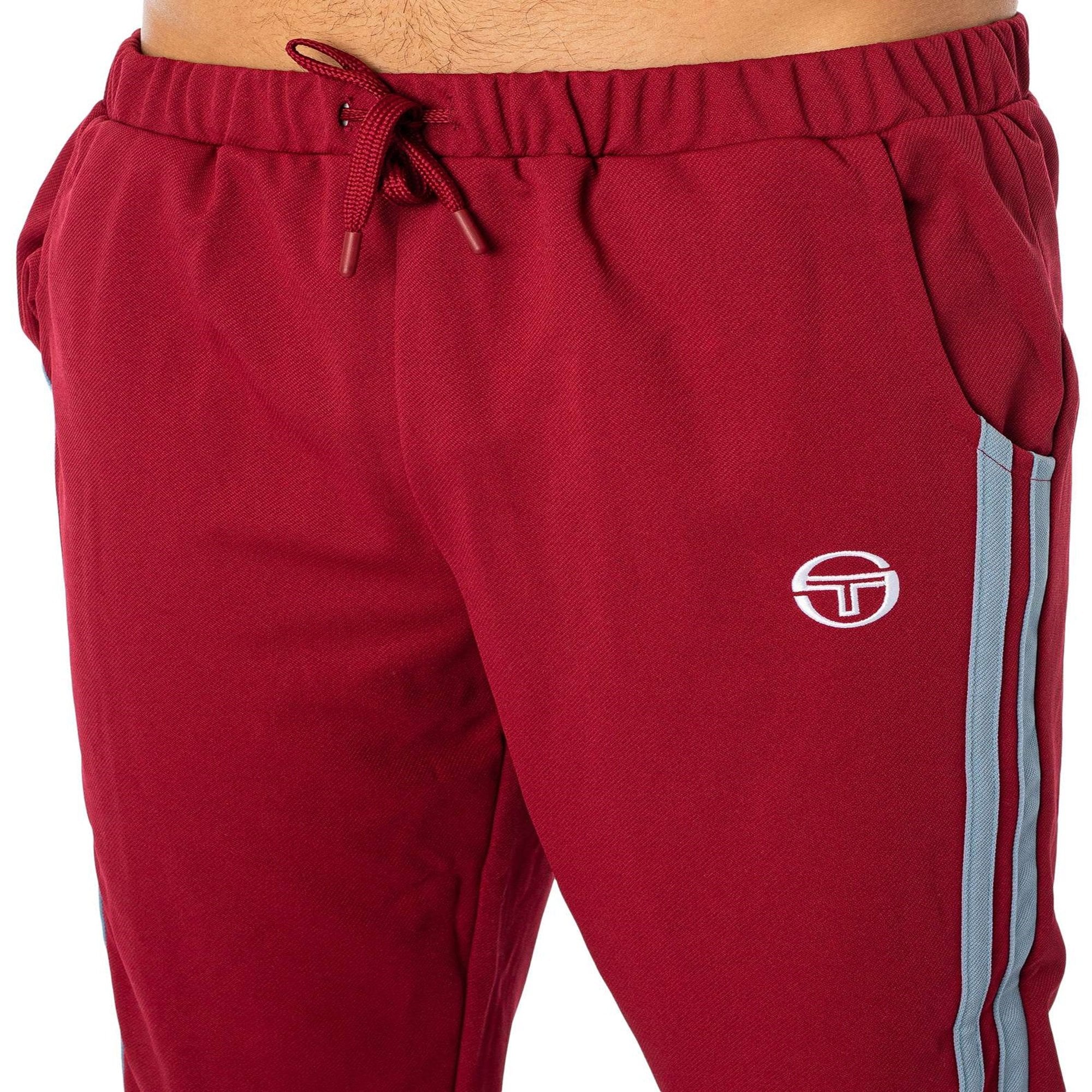 Sergio Tacchini Damarindo Track Pant Bottoms Tibetan Red/Spring Blue STM14552