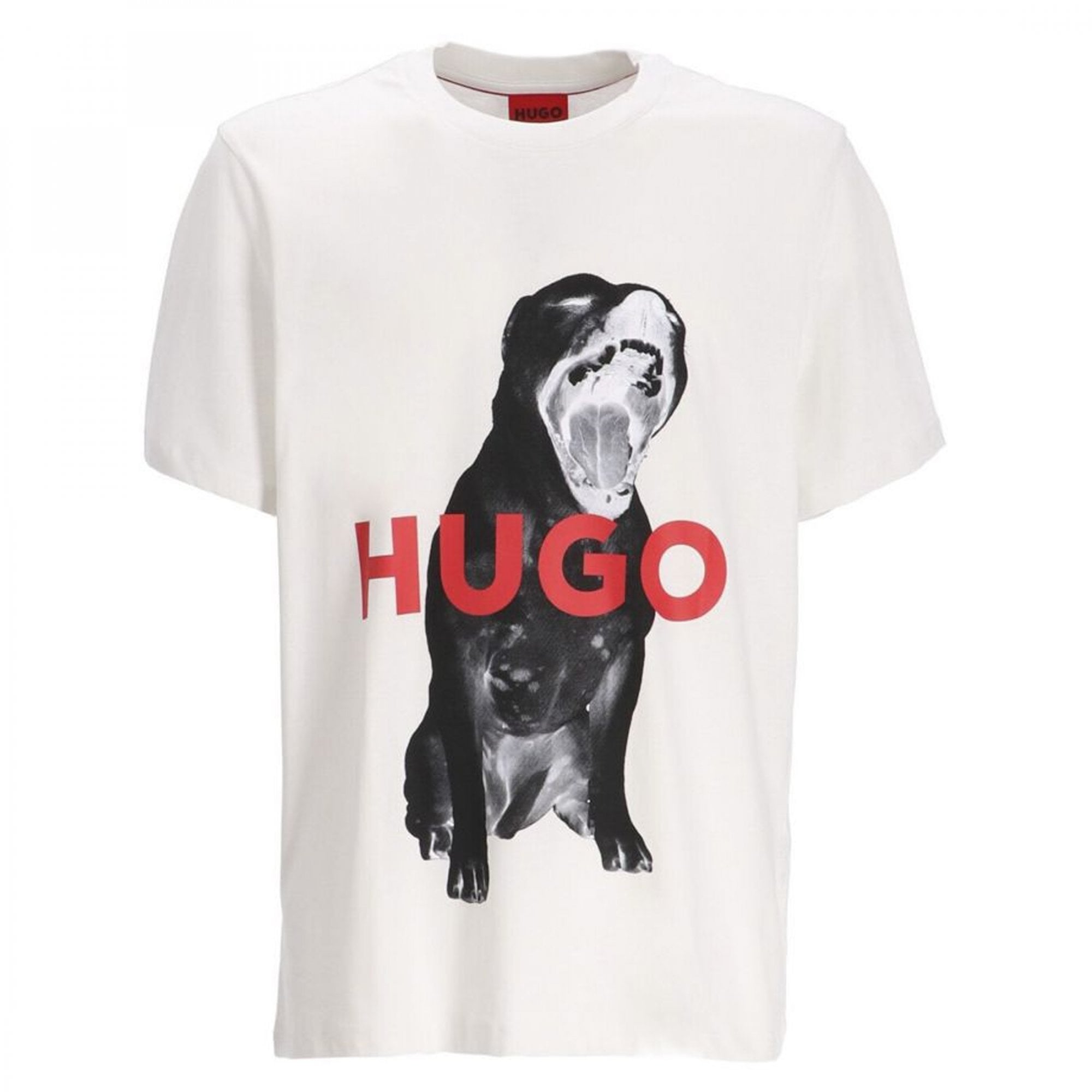 Hugo Boss Dayaking Graphic Print T-Shirt Off White 101 50523979