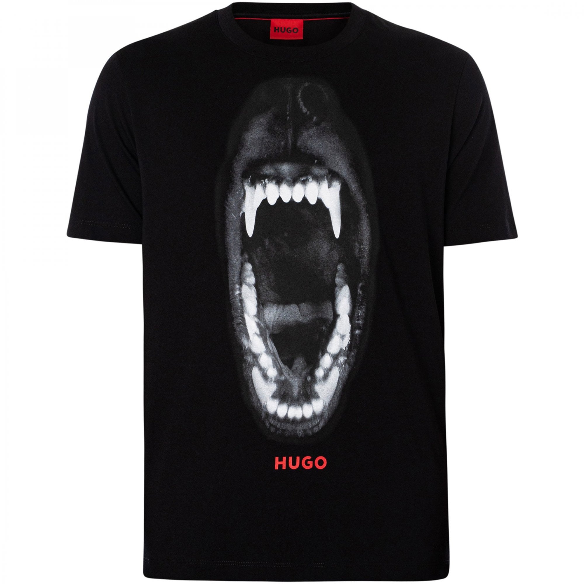 Hugo Boss Dayaking Graphic Print T-Shirt Black 001 50523979
