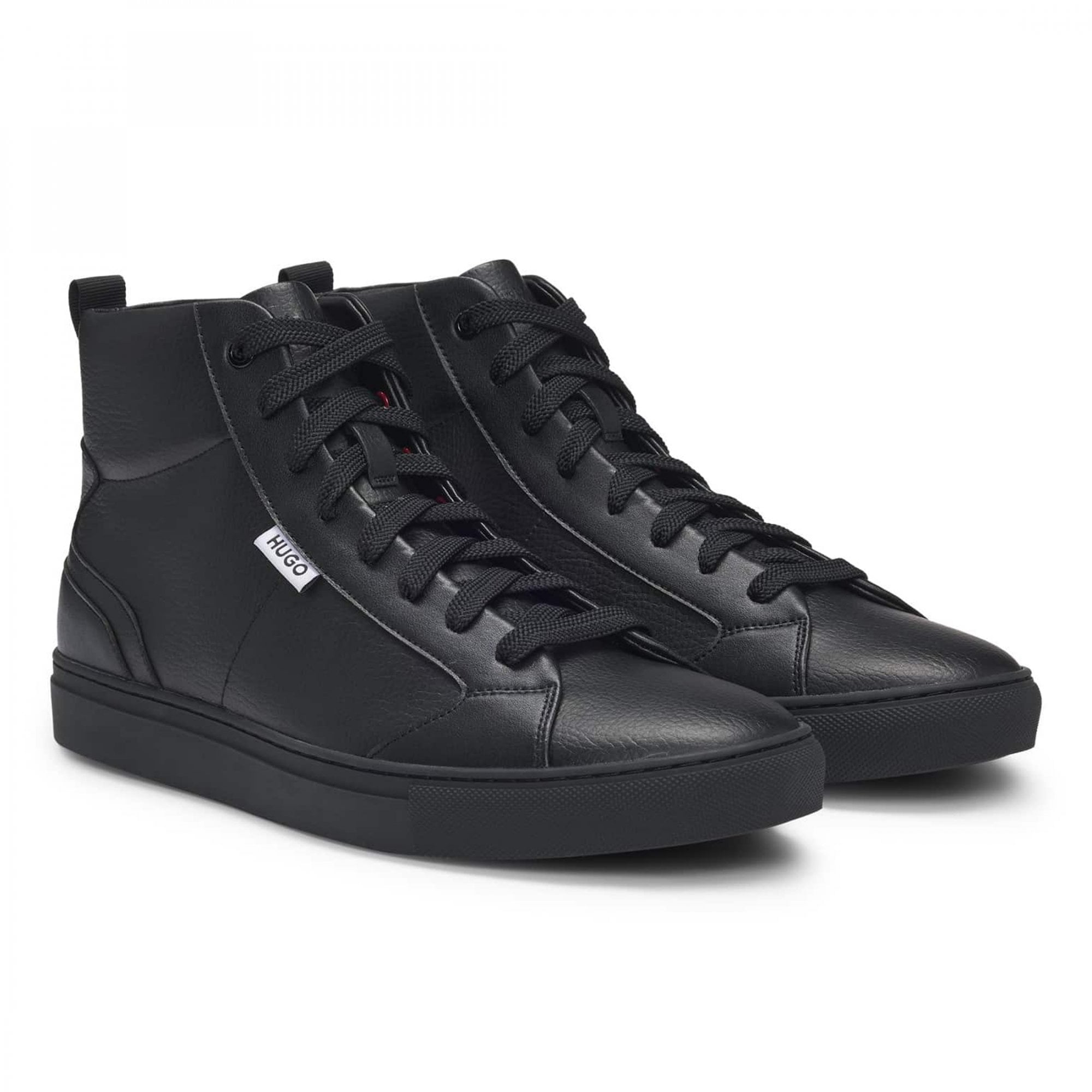 Hugo Boss Morrie_Hito_grpu Hi-Top Trainers Black 001 50529867