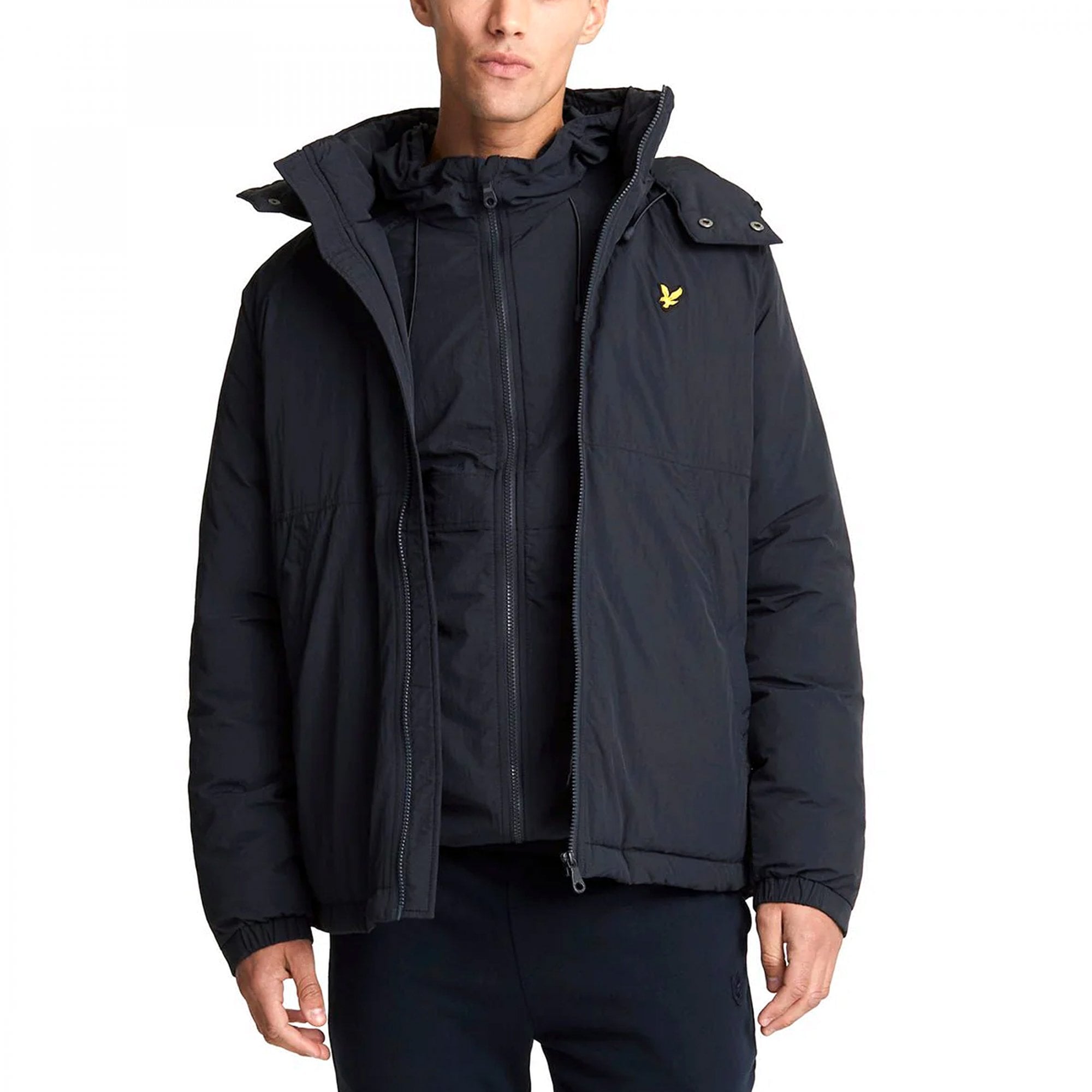 Lyle & Scott Padded Puffer Jacket Navy JK2107V