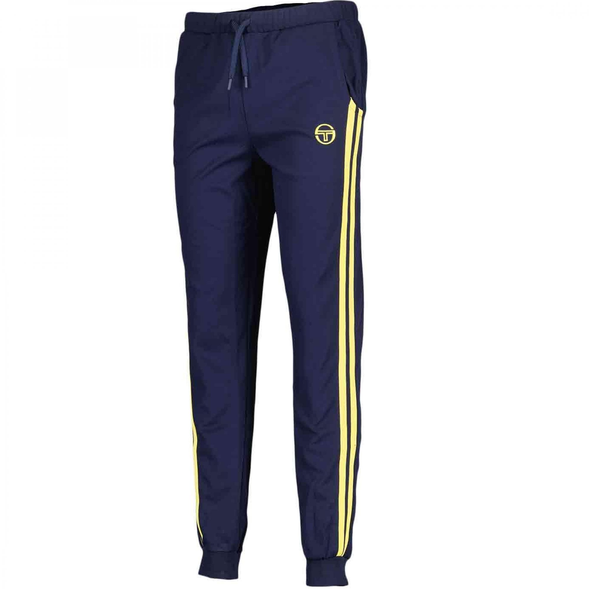 Sergio Tacchini Damarindo Track Pant Bottoms Maritime Blue/Lemon STM14552