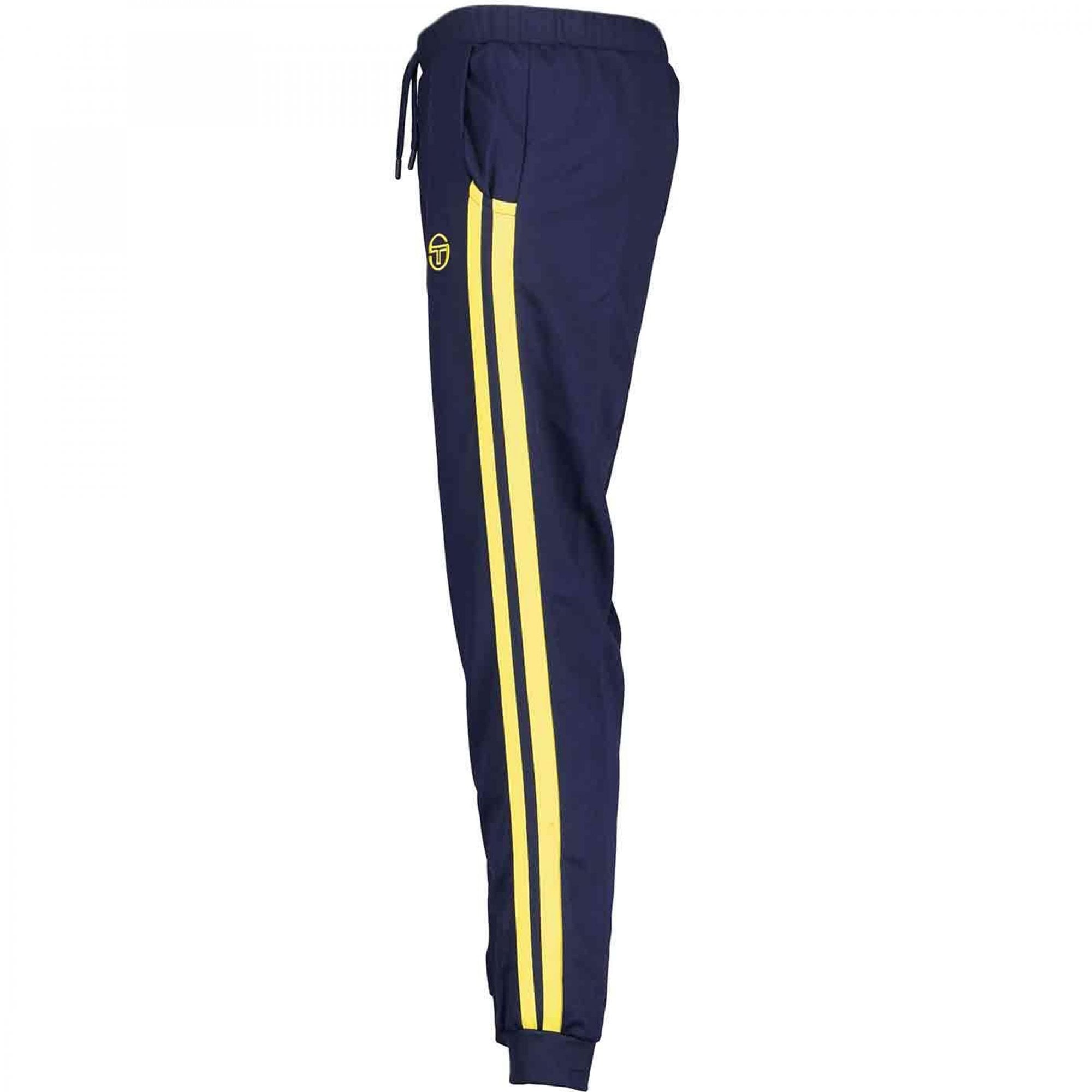 Sergio Tacchini Damarindo Track Pant Bottoms Maritime Blue/Lemon STM14552