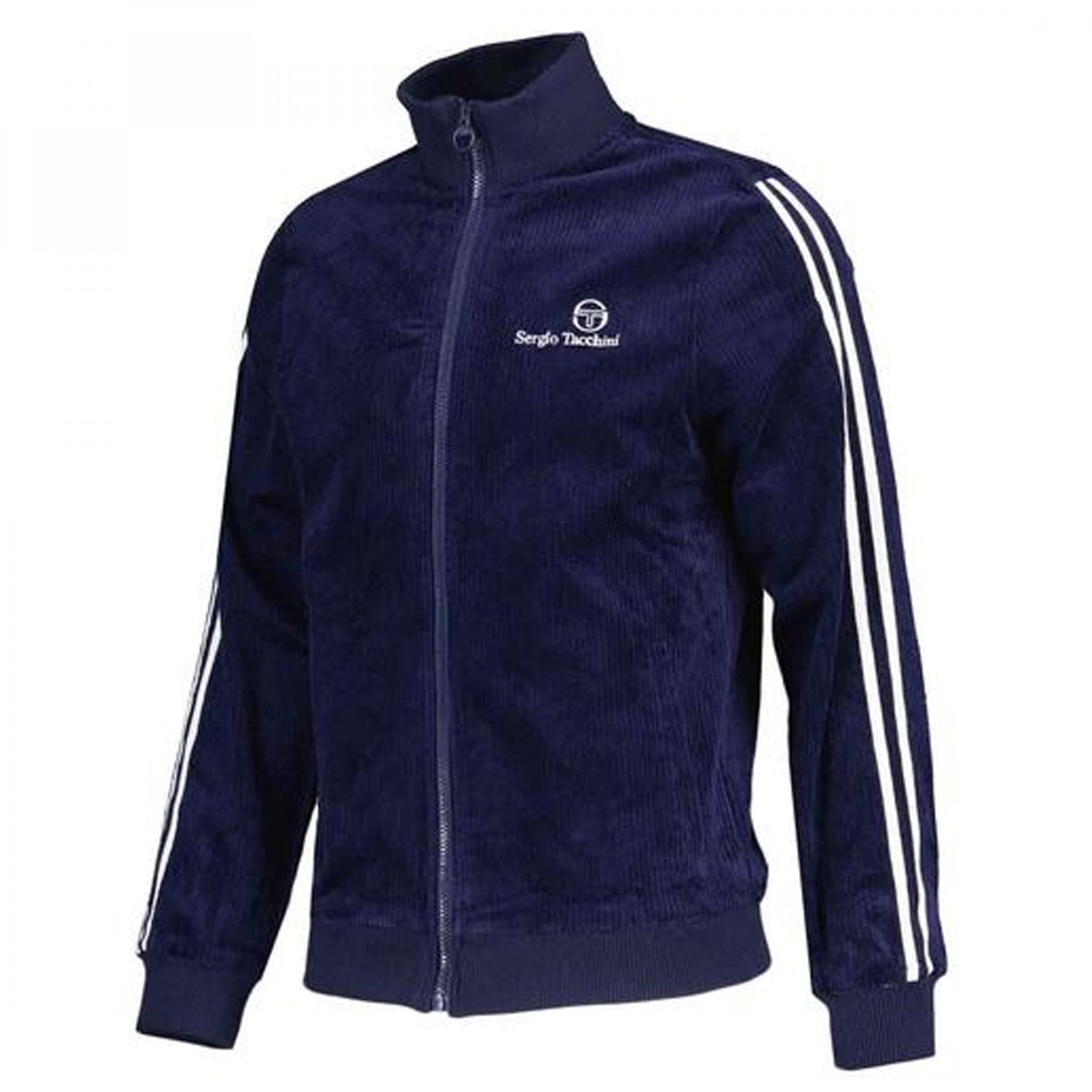 Sergio Tacchini Edgar Corduroy Track Top Maritime Blue