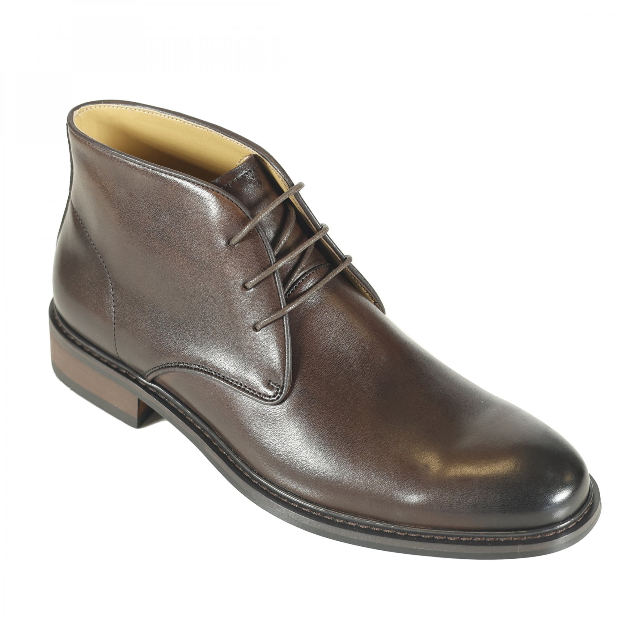 Azor Crete Brown Leather Chukka Boots ZM3854