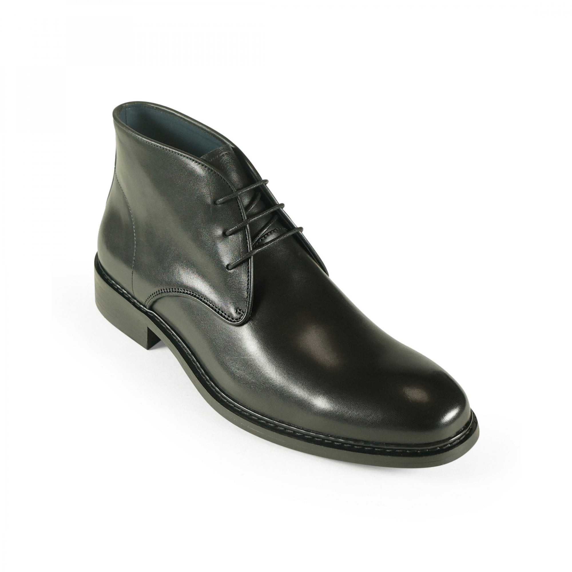 Azor Crete Black Leather Chukka Boots ZM3853