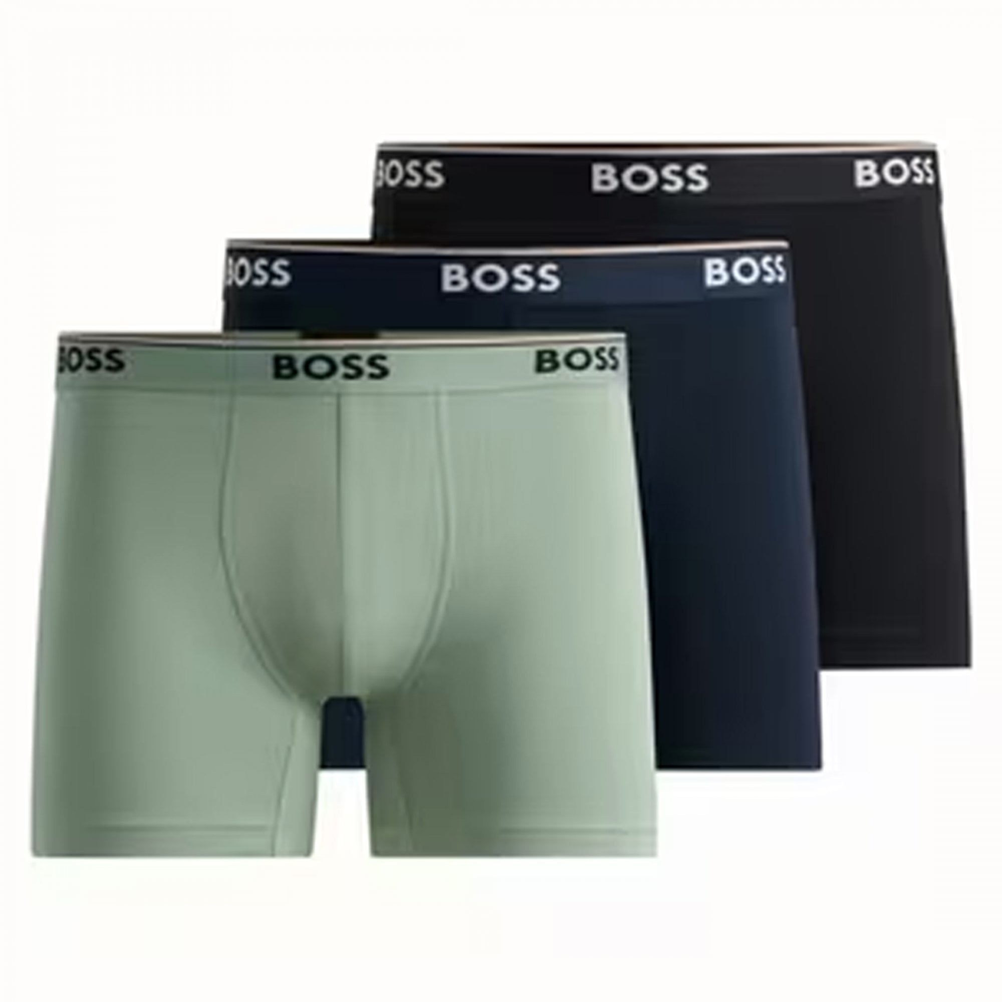 Hugo Boss 3 Pack Power Boxer Shorts Black/Navy/Green 970 50517828