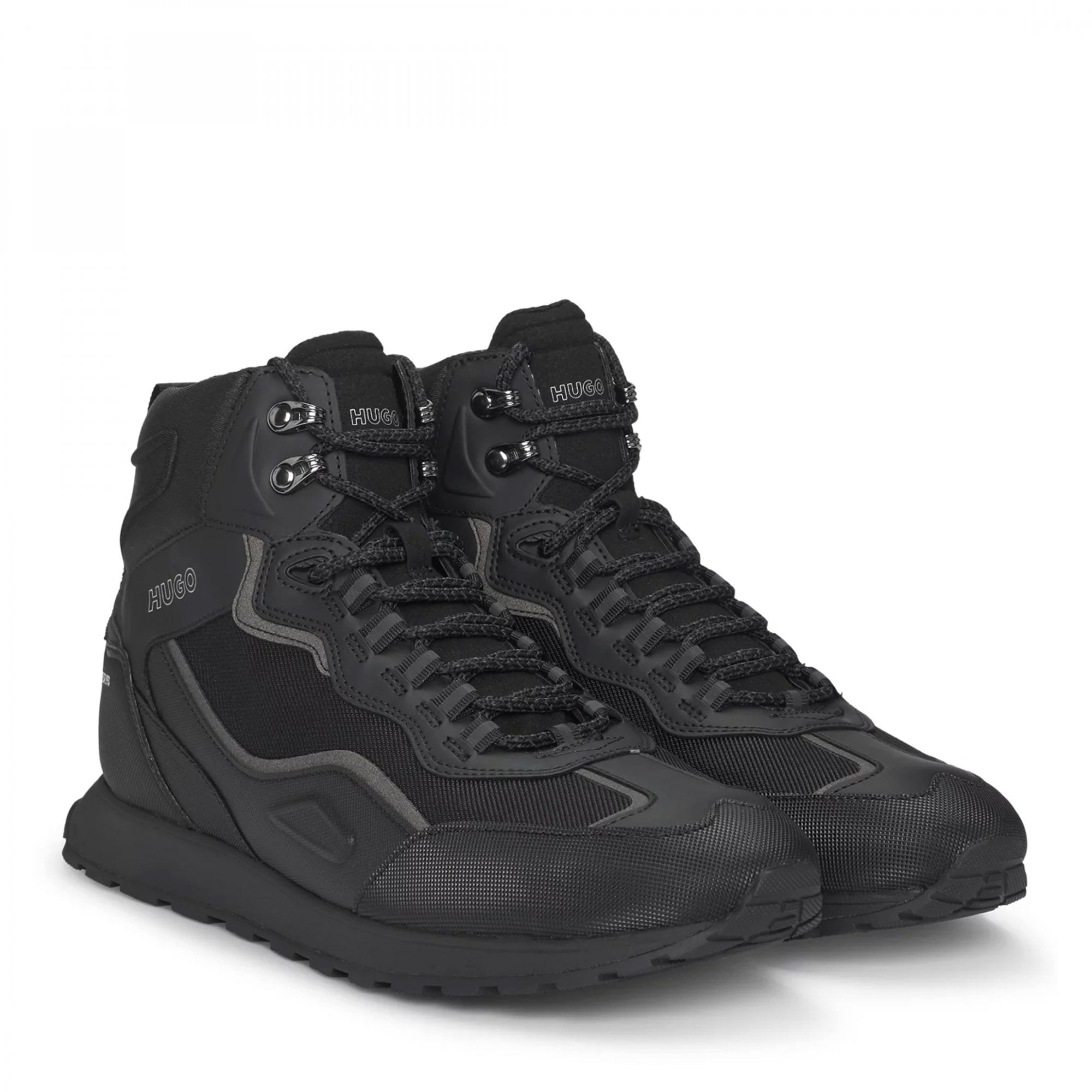 Hugo Boss Icelin_Hito_mepu Hi-Top Trainers Black 005 50529581