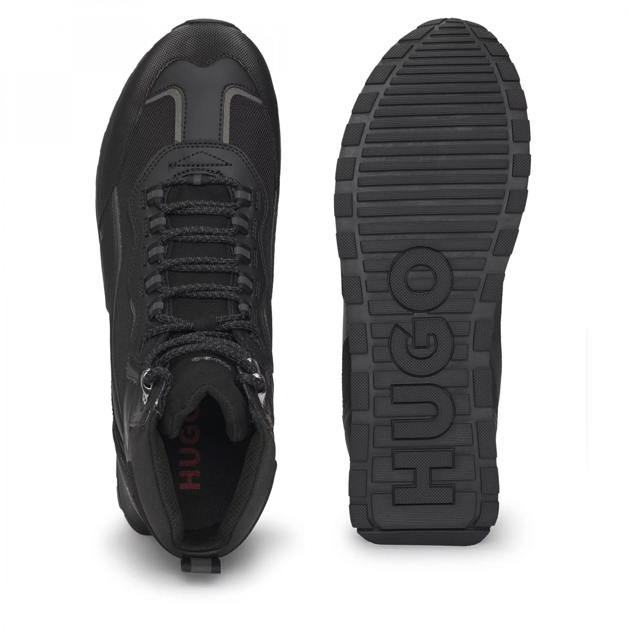 Hugo Boss Icelin_Hito_mepu Hi-Top Trainers Black 005 50529581