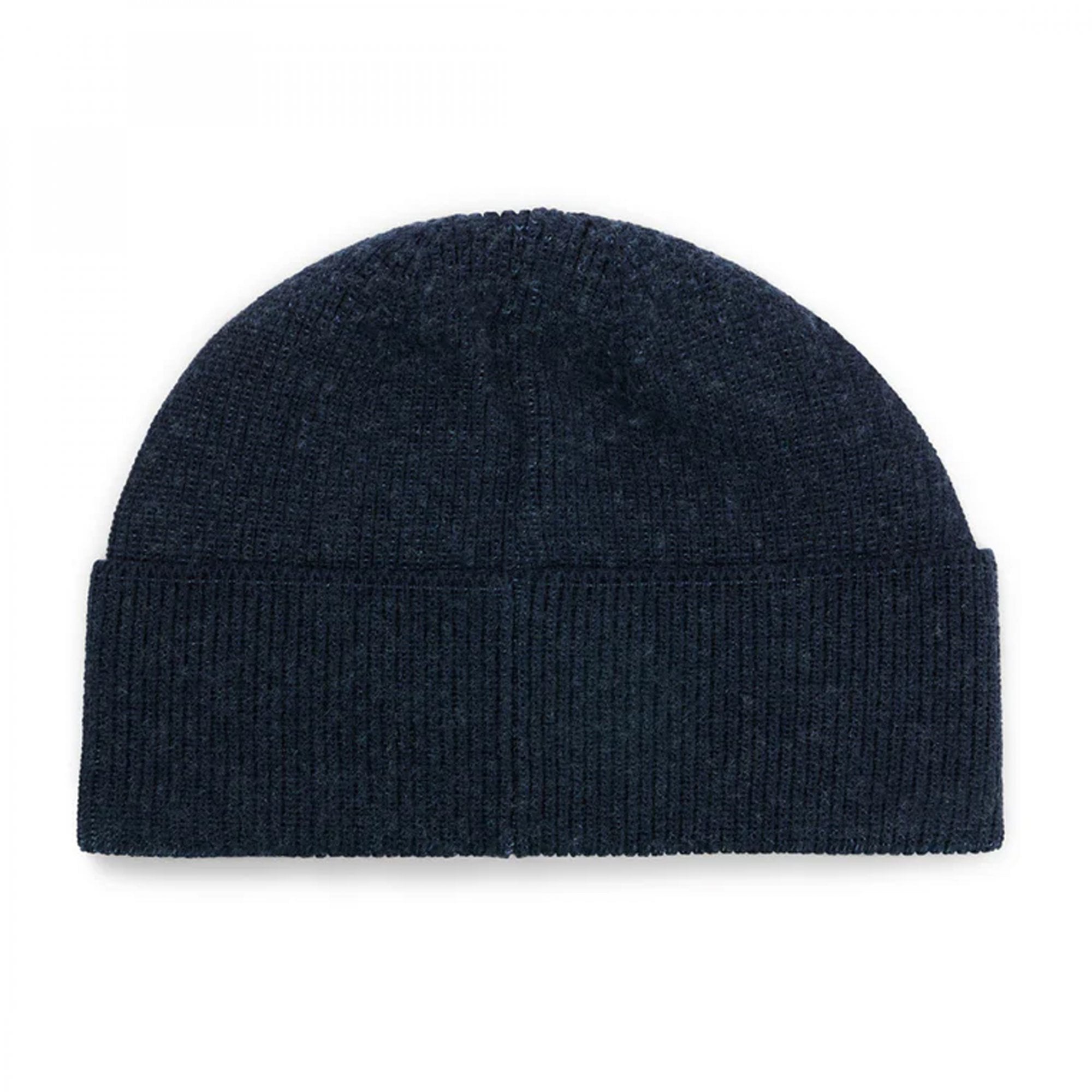 Hugo Boss Lamico_Hat Ribbed Turn Up Wool Beanie Navy 50495296