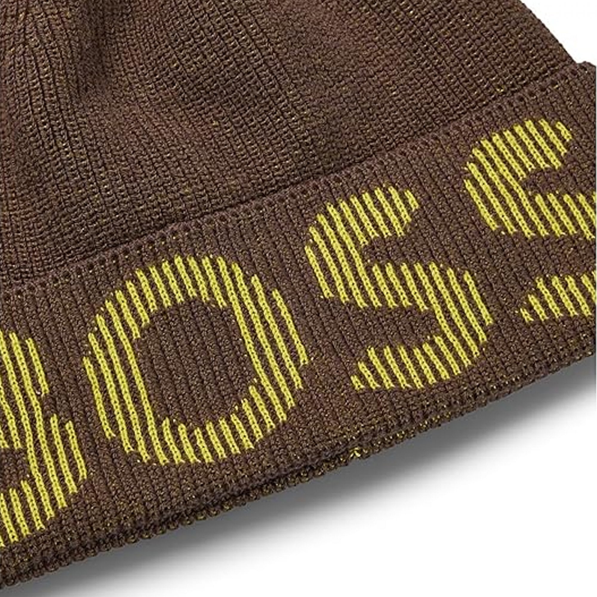 Hugo Boss Lamico_Hat Ribbed Turn Up Wool Beanie Green 50495296