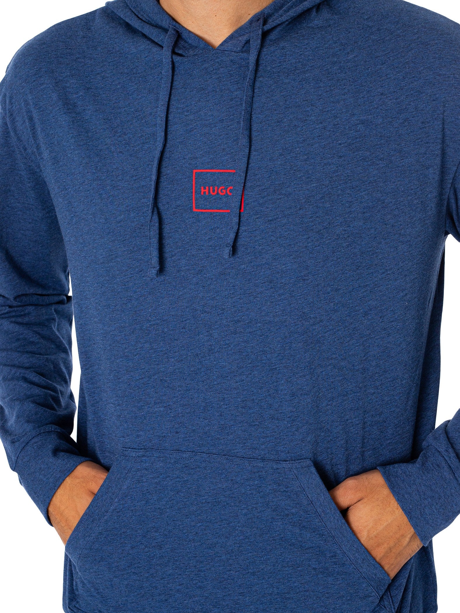 Hugo Boss Men's Laze Blue Loungewear Overhead Hoodie 50525244