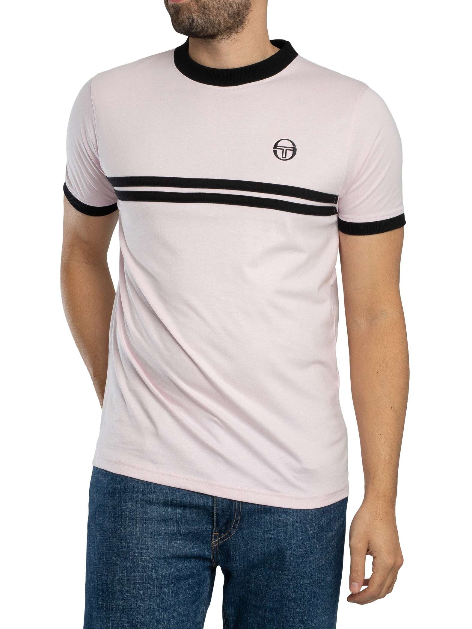 SERGIO TACCHINI SUPERMAC T-SHIRT LILAC/BLACK