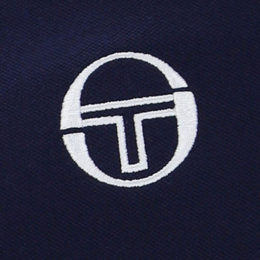 SERGIO TACCHINI NEW CORTONA POLO T-SHIRT MARITIME BLUE/WHITE
