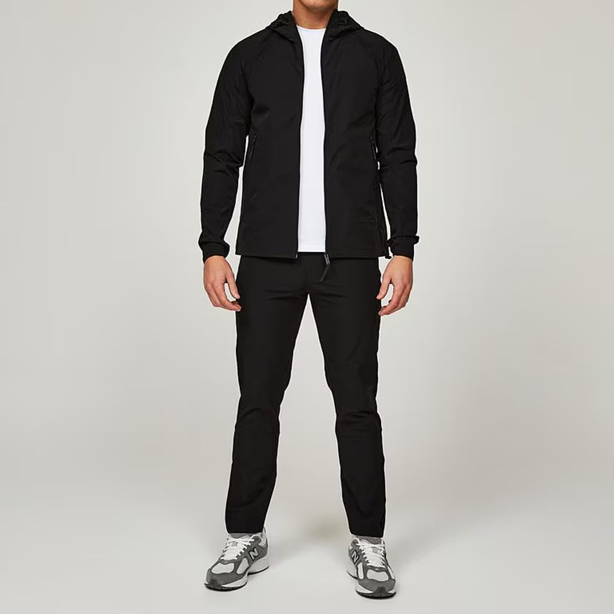 Alessandro Zavetti Petrolio Black Windcheater Jacket