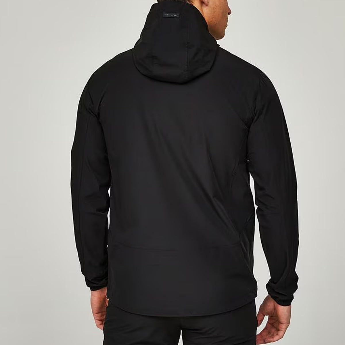 Alessandro Zavetti Petrolio Black Windcheater Jacket