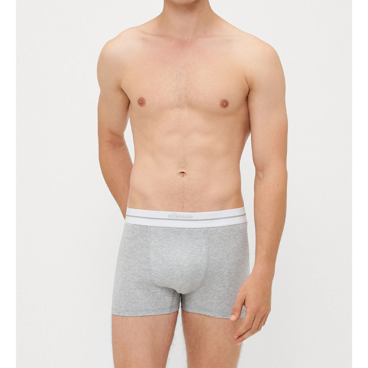 ELLESSE AMBRIA 3 PACK BOXER SHORTS BLACK/GREY/WHITE