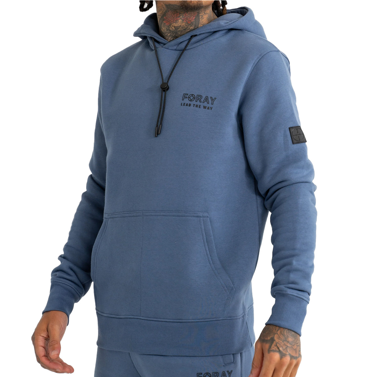 FORAY AXEL SLATE BLUE OVERHEAD HOODY