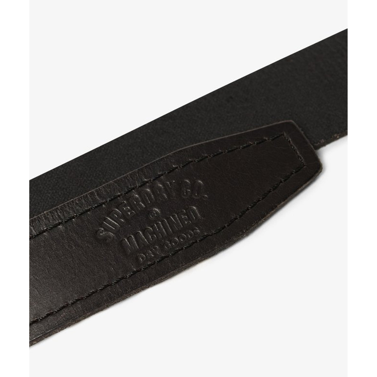SUPERDRY BADGEMAN LEATHER BLACK BELT