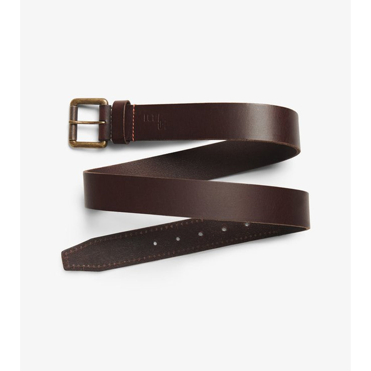 SUPERDRY BADGEMAN LEATHER BROWN BELT