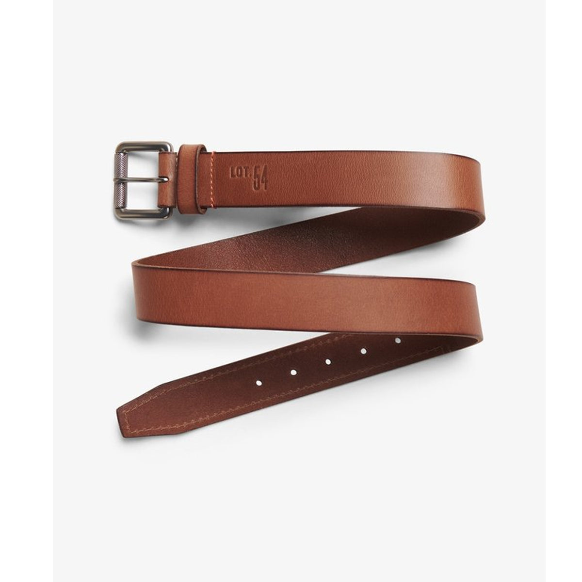 SUPERDRY BADGEMAN LEATHER TAN BELT