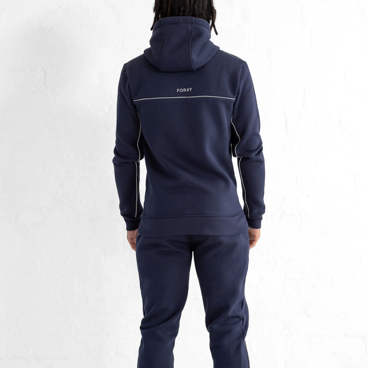 FORAY BLAKE NAVY ZIP UP HOODY
