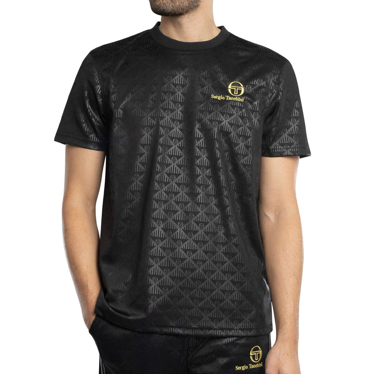 Sergio Tacchini Bosco Mono T-Shirt Black