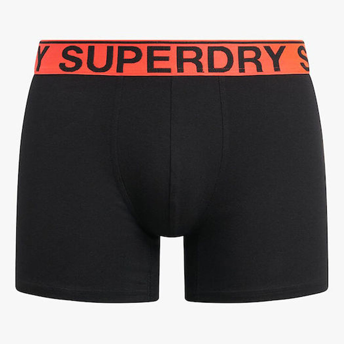 SUPERDRY BOXER DOUBLE PACK BLACK/STRIPE B4E