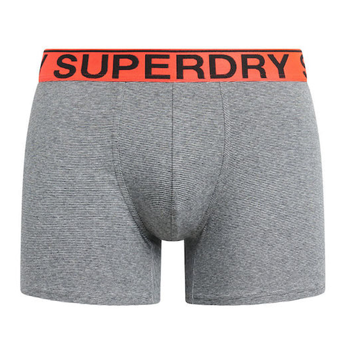 SUPERDRY BOXER DOUBLE PACK BLACK/STRIPE B4E