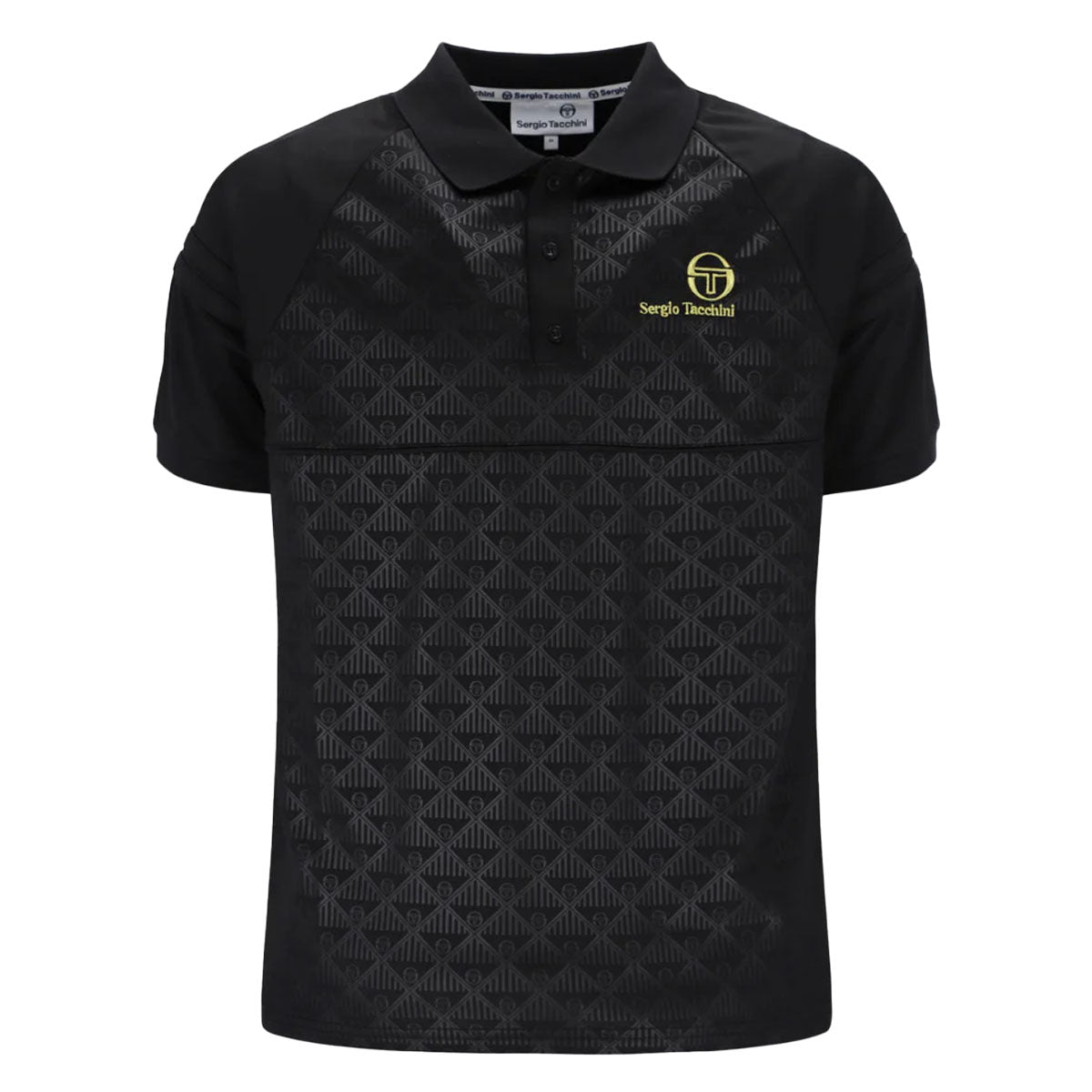 SERGIO TACCHINI CAMBIO MONO BLACK POLO SHIRT