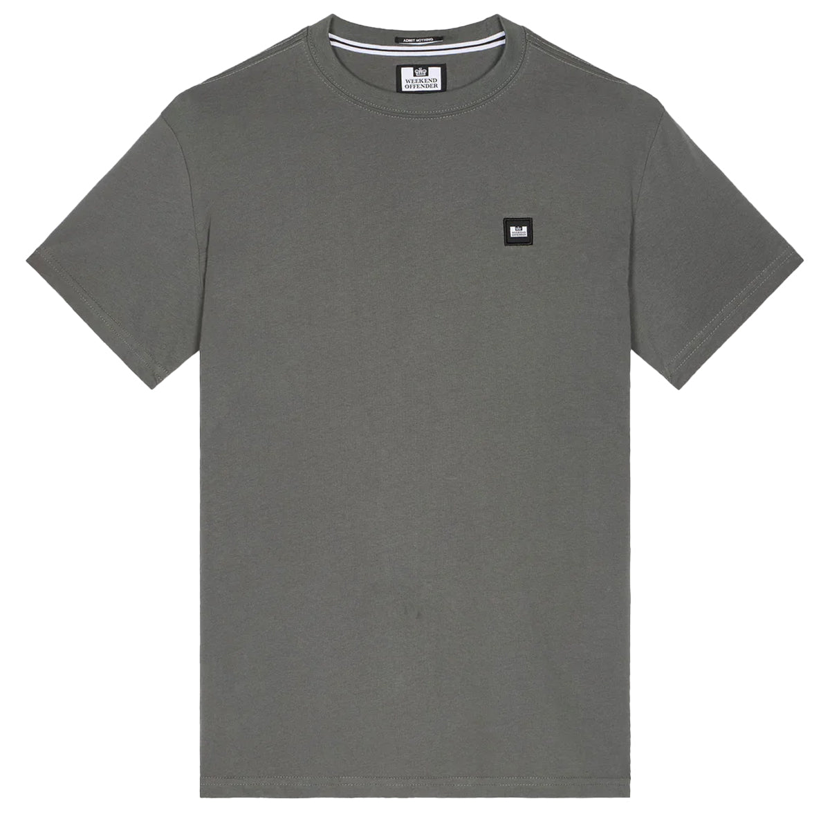 WEEKEND OFFENDER CANNON BEACH ZINC GREY T-SHIRT