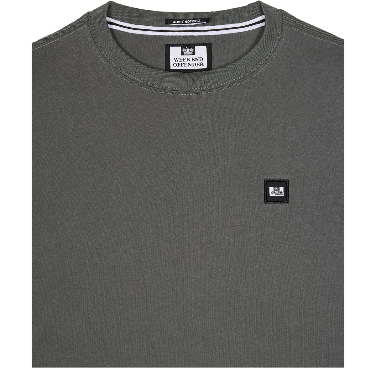 WEEKEND OFFENDER CANNON BEACH ZINC GREY T-SHIRT