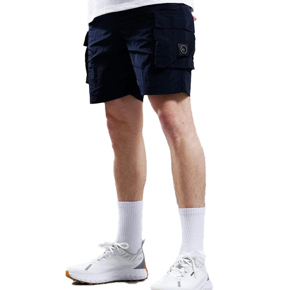 MARSHALL ARTIST CARICO NAVY CARGO SHORTS