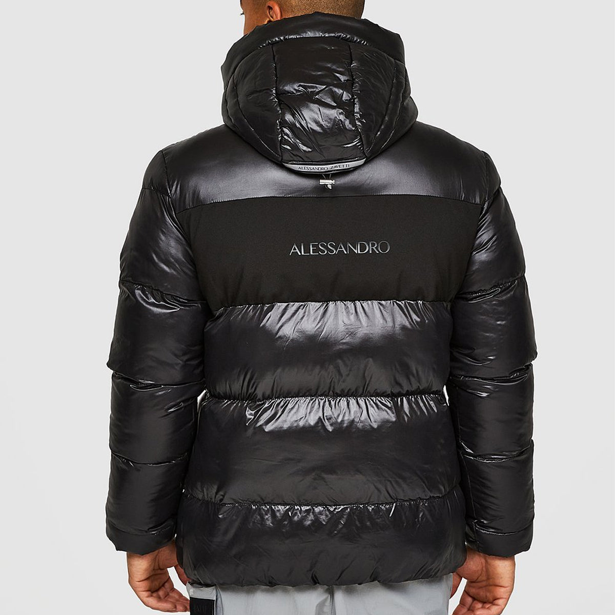 ALESSANDRO ZAVETTI CATRIO 2.0 BLACK PUFFER JACKET
