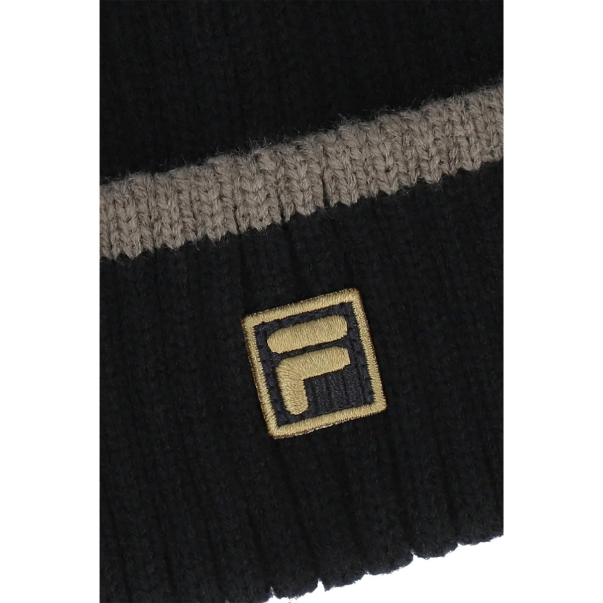 FILA ELLISON RIBBED TURN UP BEANIE BLACK