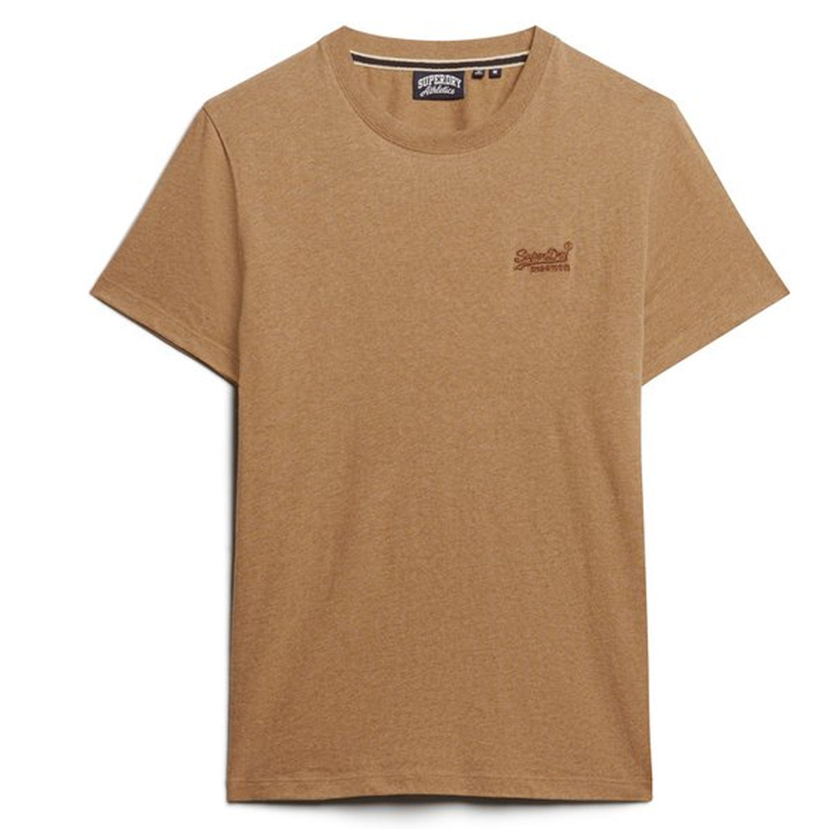 SUPERDRY ESSENTIAL LOGO EMB T-SHIRT TAN MARL 1KQ