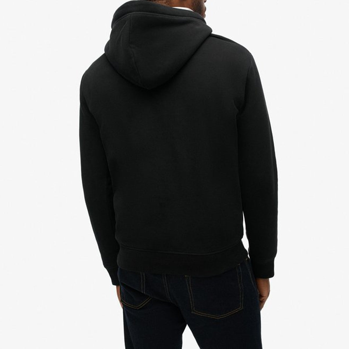 SUPERDRY ESSENTIAL LOGO HOODIE BLACK 02A