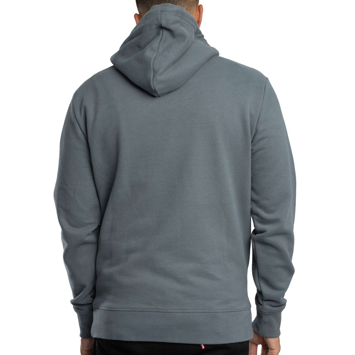 SUPERDRY ESSENTIAL LOGO HOODIE STORMY GREY BLUE 9VC