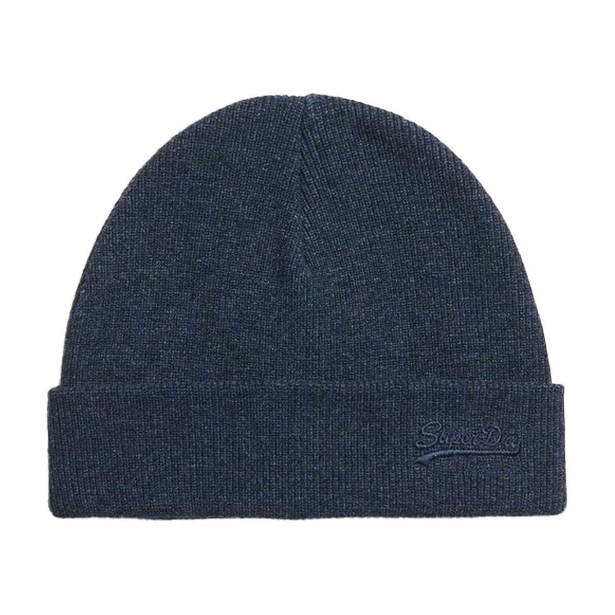 SUPERDRY ESSENTIAL LOGO KNITTED BEANIE RICHEST NAVY C2P
