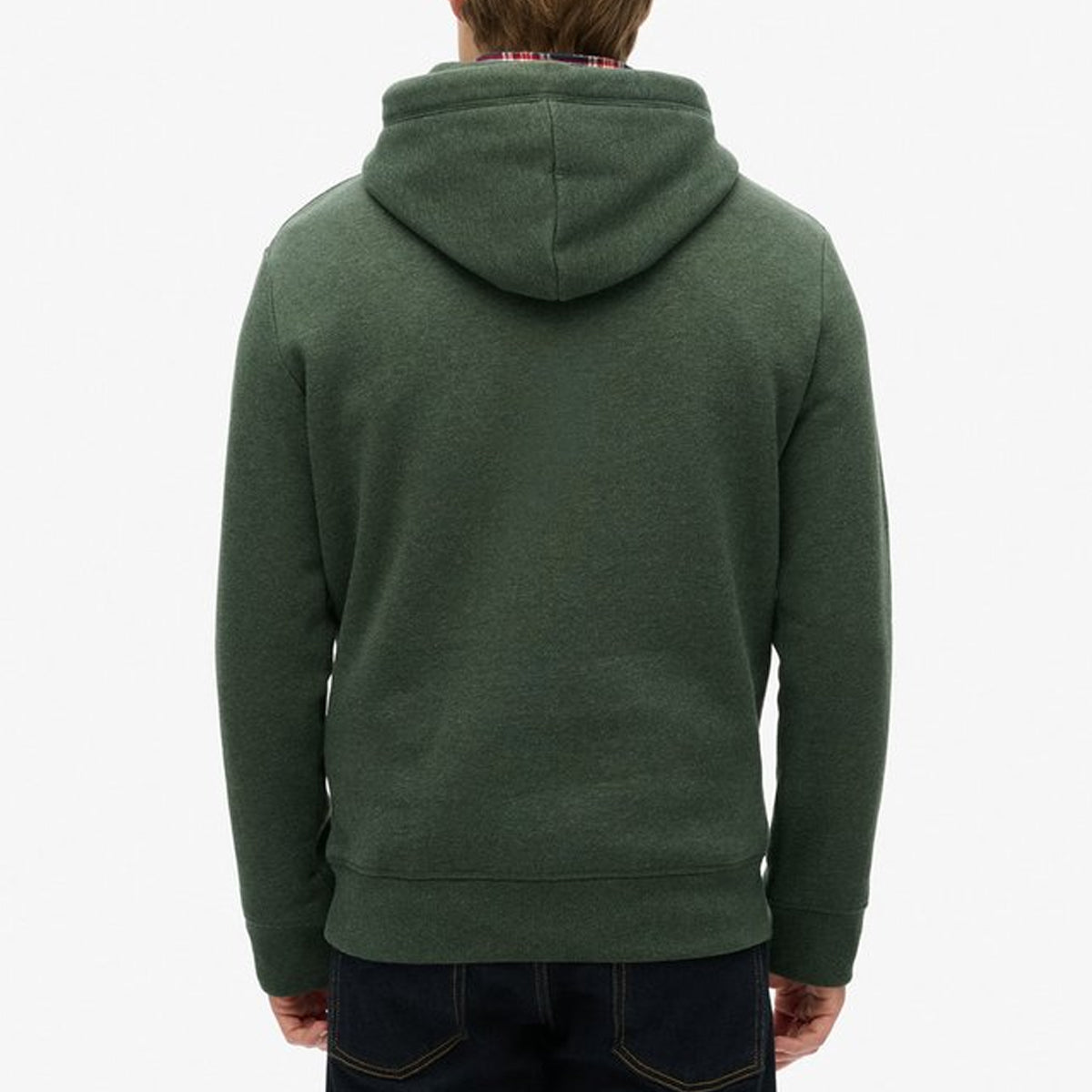 SUPERDRY ESSENTIAL LOGO HOODIE FOREST GREEN MARL H5P