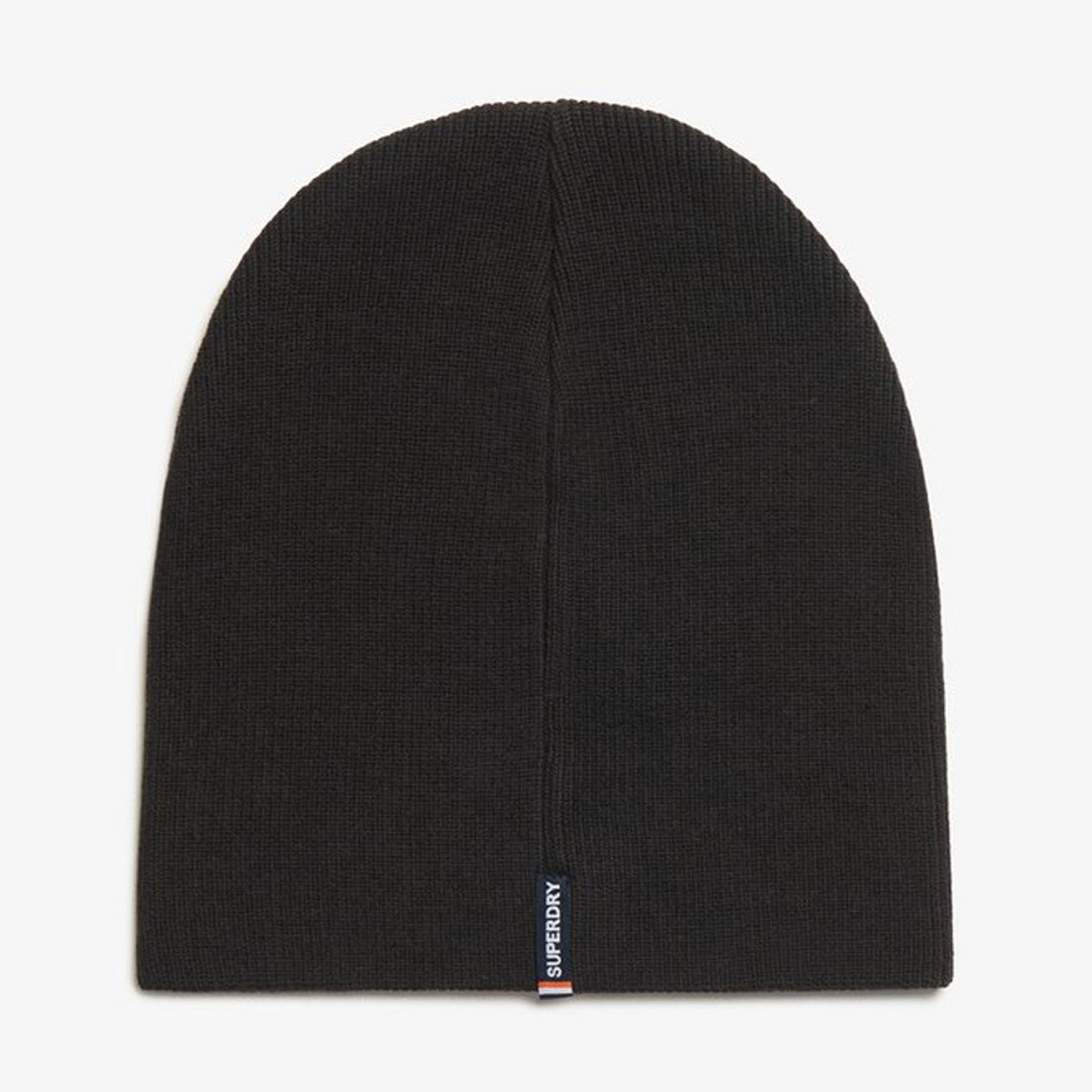 SUPERDRY ESSENTIAL LOGO KNITTED BEANIE BLACK 02A