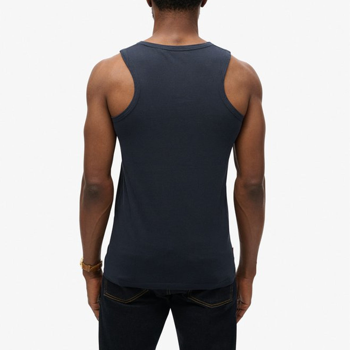 SUPERDRY ESSENTIAL LOGO VEST NAVY 98T